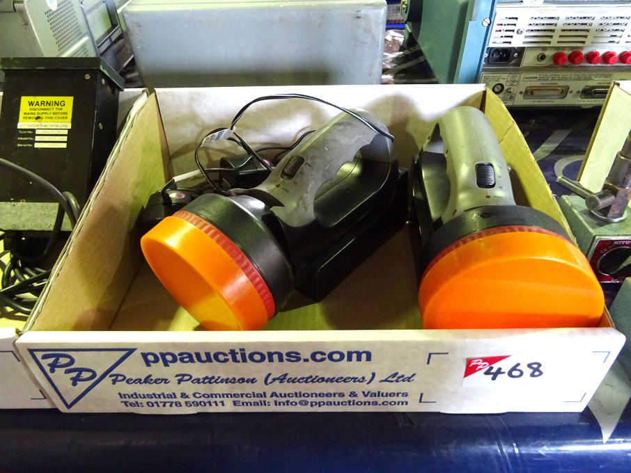 2x Uniross rechargeable torches - Lot Located at:...