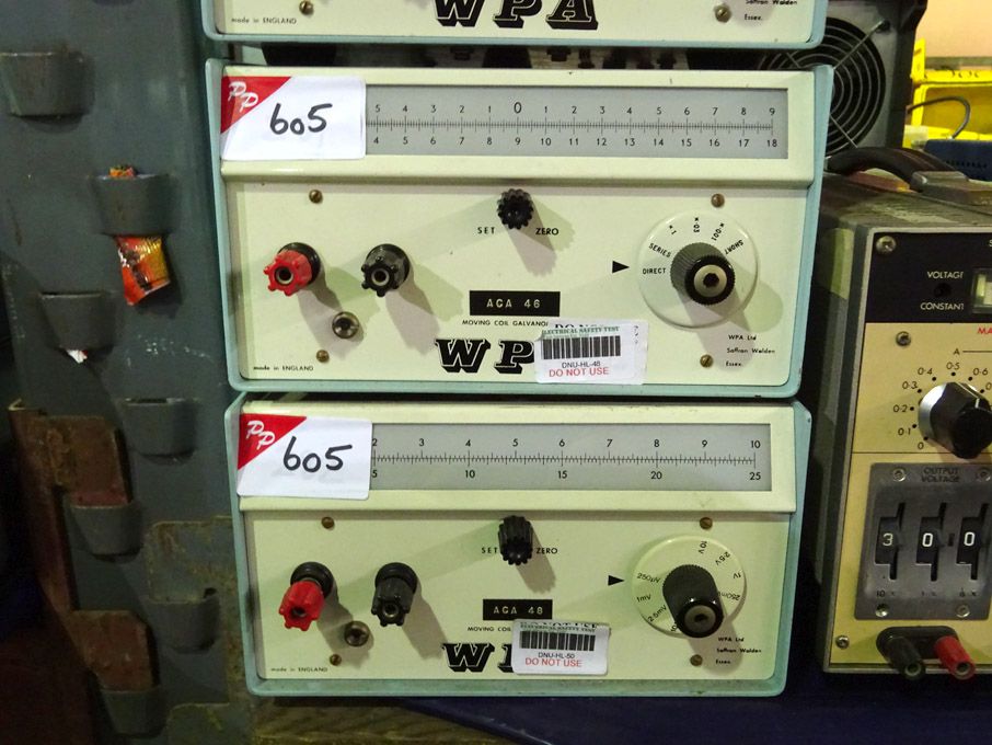 2x WPA moving coil galvanometers - Lot Located at:...