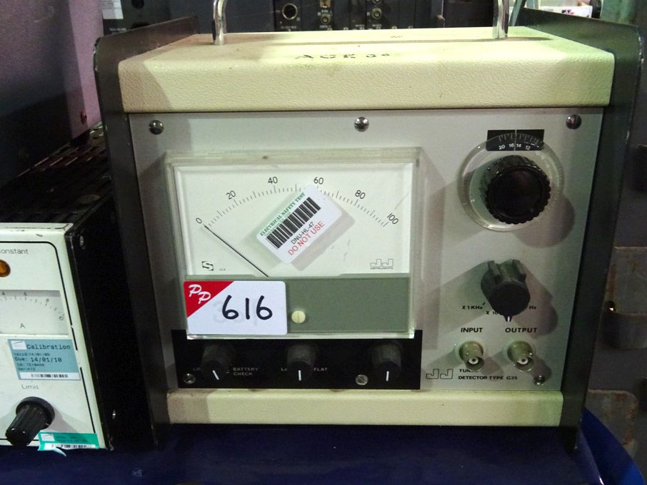 JJ G35 tuned detector - Lot Located at: Aunby, Lin...