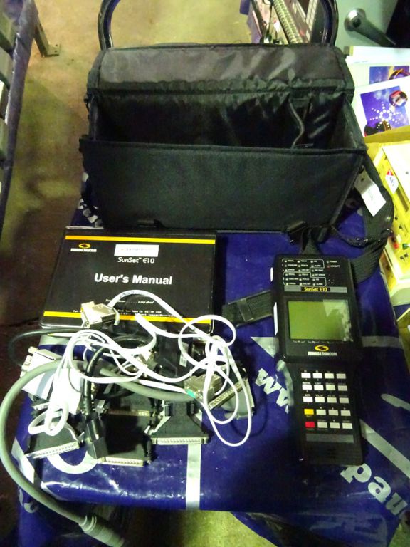 Sunset E10 telecom tester in case with accessories...