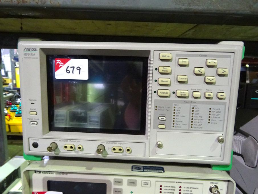 Anritsu MP1550A PDH/SDH analyser - Lot Located at:...