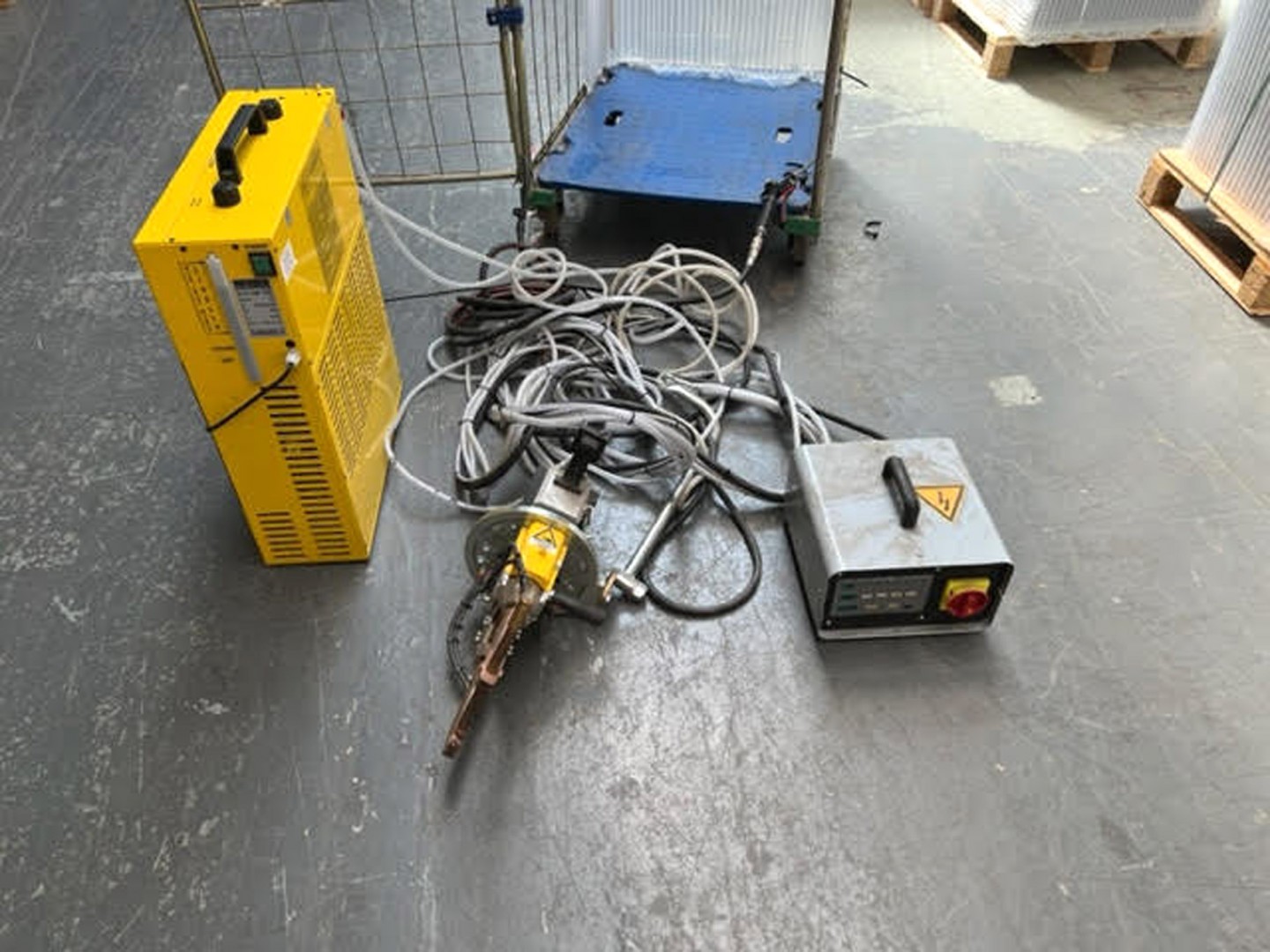 PEI Point PX1700ECO suspended spot welder, 6kva (2...