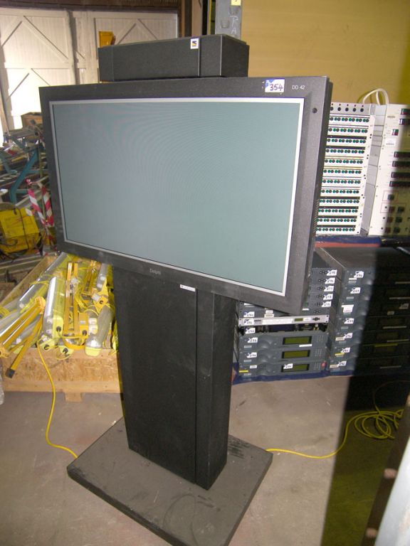 Delphi DD42 plasma monitor on stand