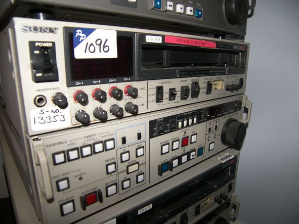 Sony Betacam SP BVW/75P Video Cassette Recorder