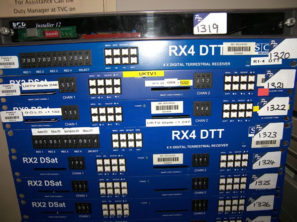 SCT Broadcast RX4 DTT, 4x digital terrestrial rece...