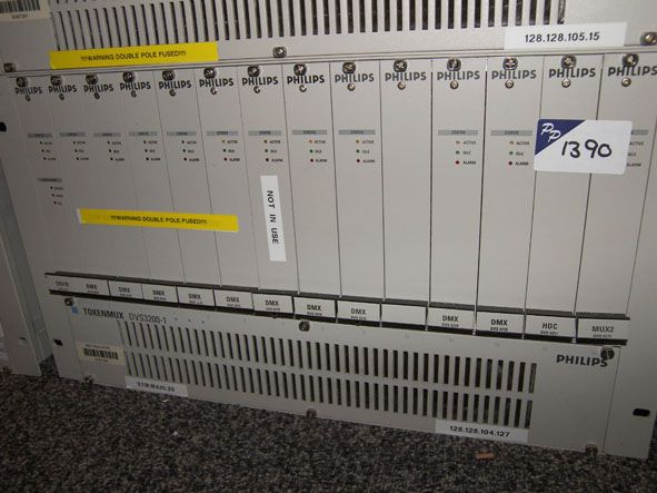 Philips TokenMUX DVS 3200-1 chassis with cards inc...