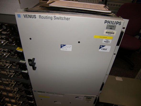 Philips Venus routing switcher with cards inc: 6x...