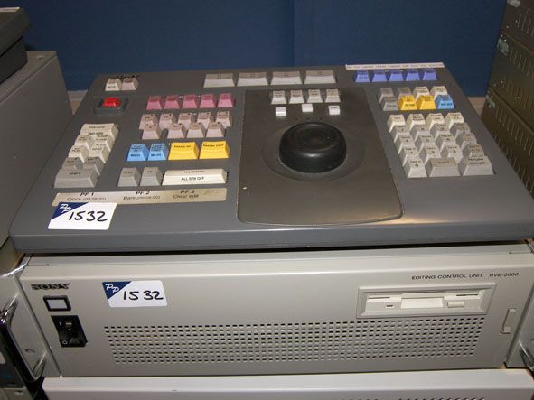 Sony editing control unit with controller, BVE2000...