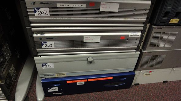 Trilogy Sentinel chassis with cards inc: 6x 4402,...