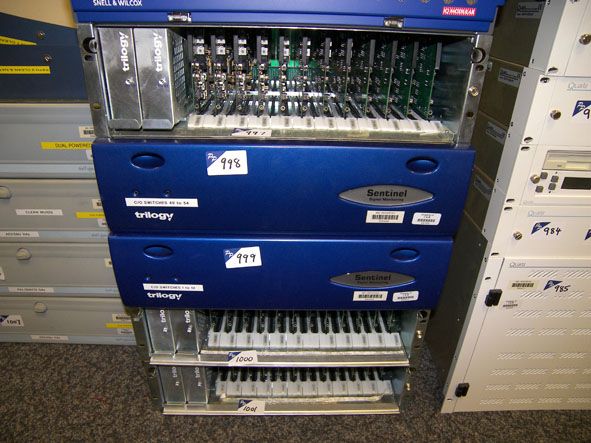 Trilogy chassis with cards inc: 12x 600 02