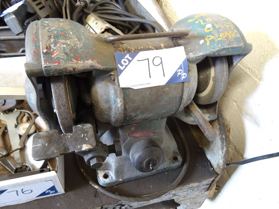 6" double ended bench grinder, 240v