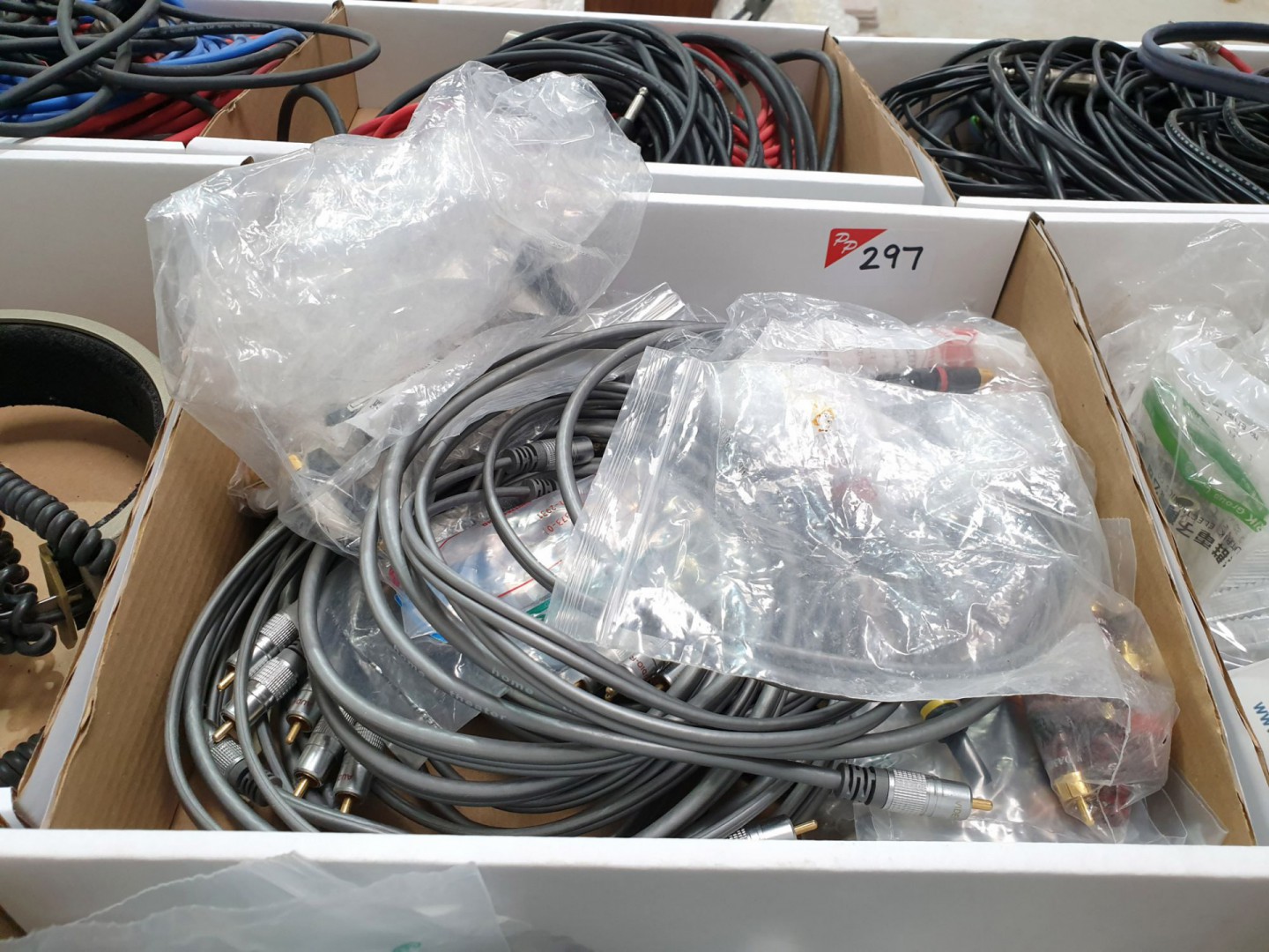 Qty various phone plugs, cables etc (unused)