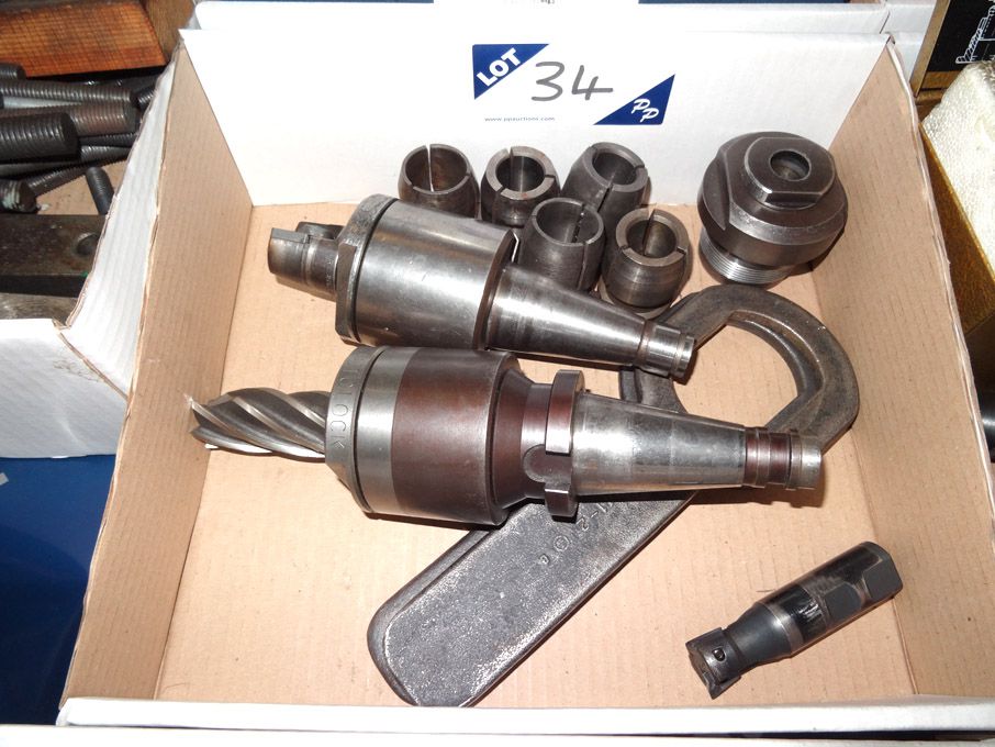 2x Clarkson 40 int Autolock collet chucks with Qty...