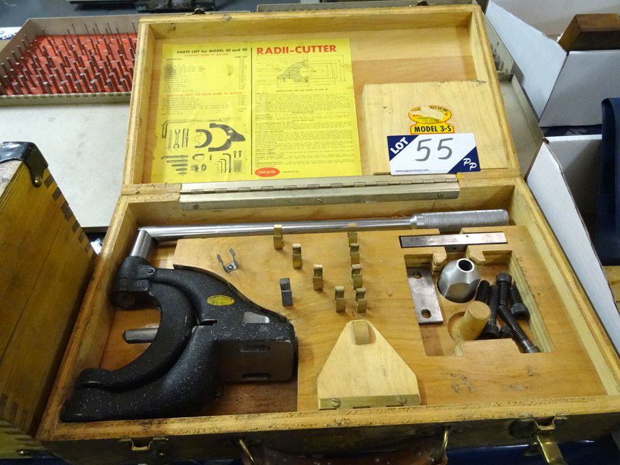 Holdridge 3S radii cutter in wooden case