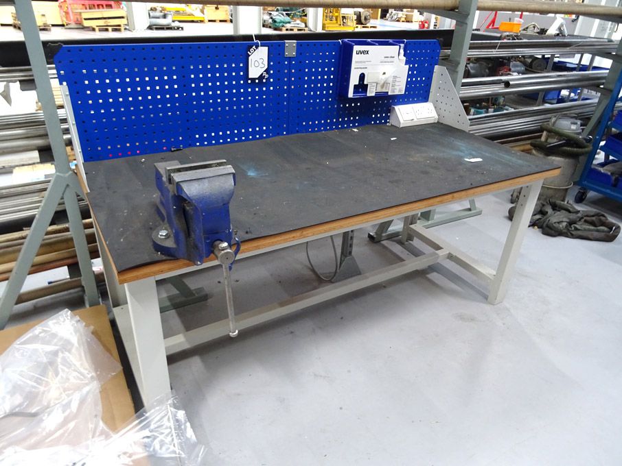 Bott 2000x900mm metal framed work table with Recor...