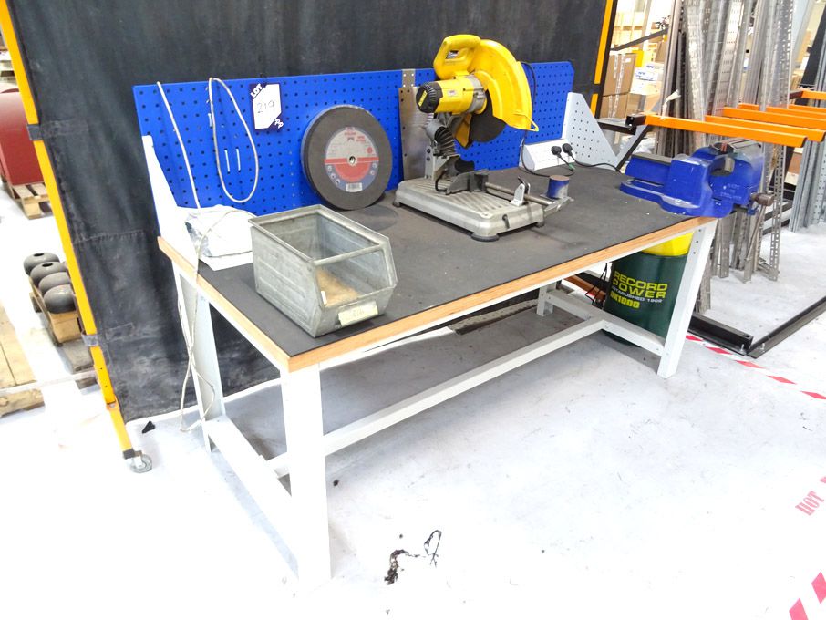 Bott 2000x900mm metal frame work table with Record...
