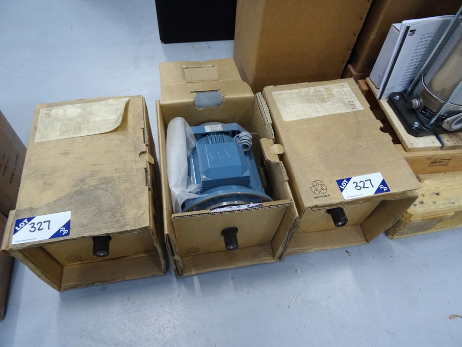 3x ABB 2.5kW electric motors (boxed & unused)