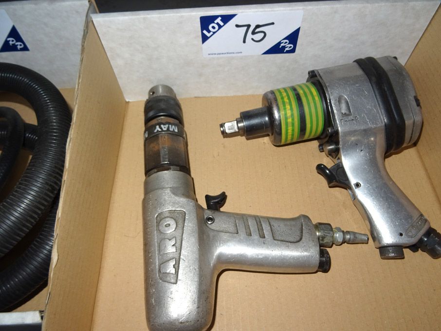2x ARO pneumatic tools inc: drill & wrench gun
