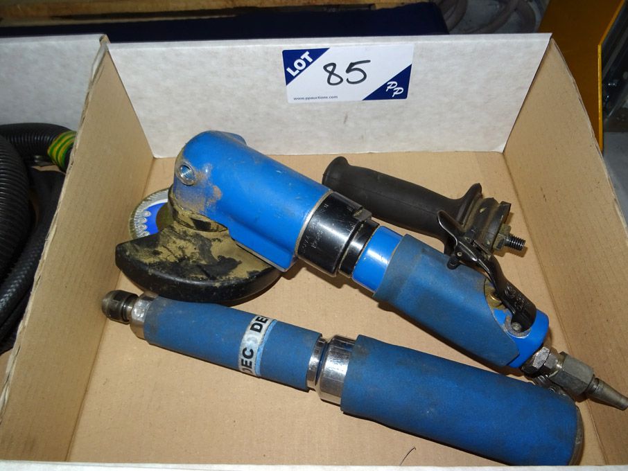 2x ATA pneumatic tools inc: angle grinder & collet...