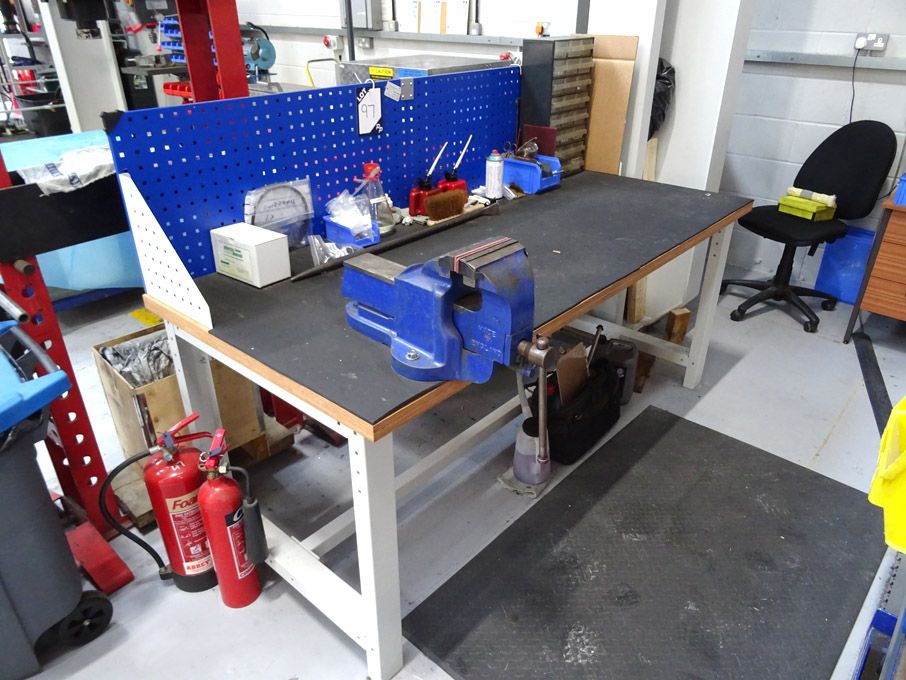 Bott 2000x900mm metal framed work table with Recor...