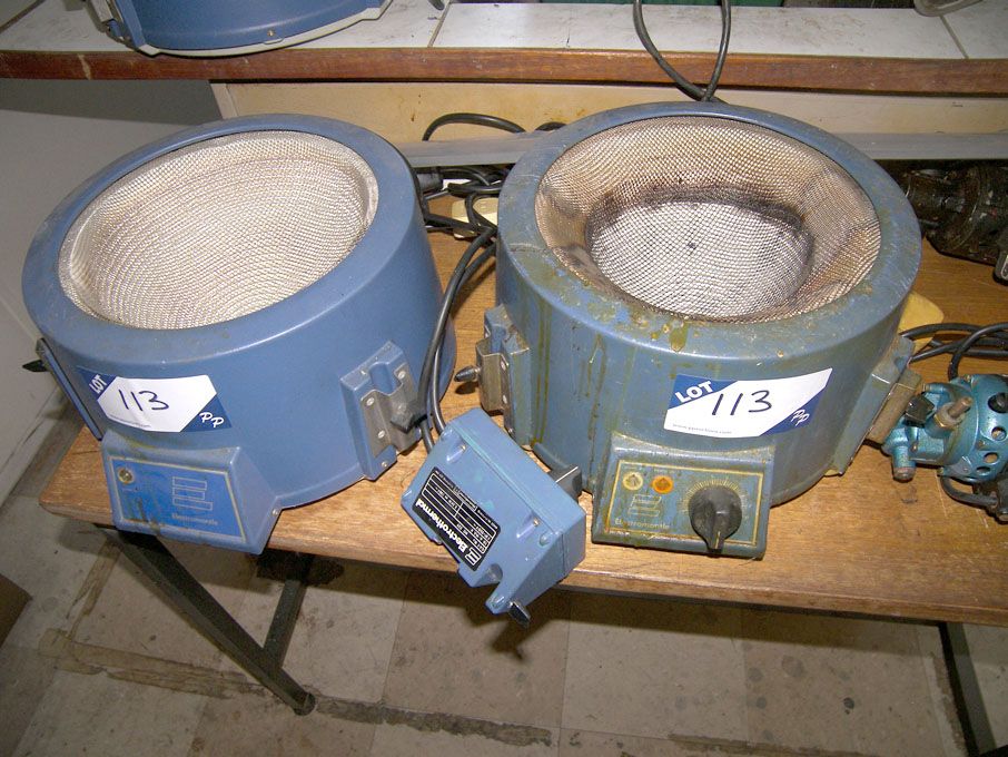 2x Electromantle heated pots, 240v