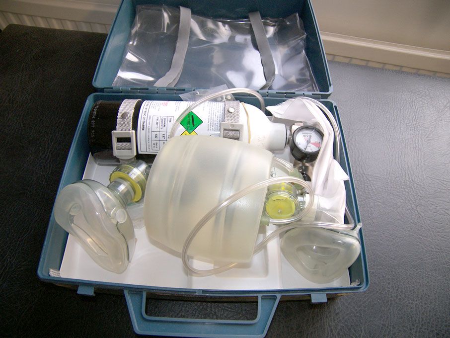 Laerdal resuscitator in case