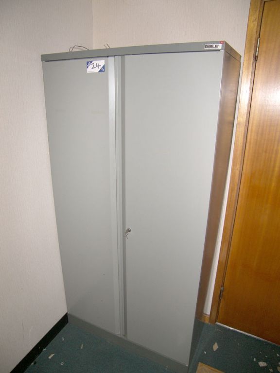 Bisley metal 2 door storage cupboard, 900x450x1800...