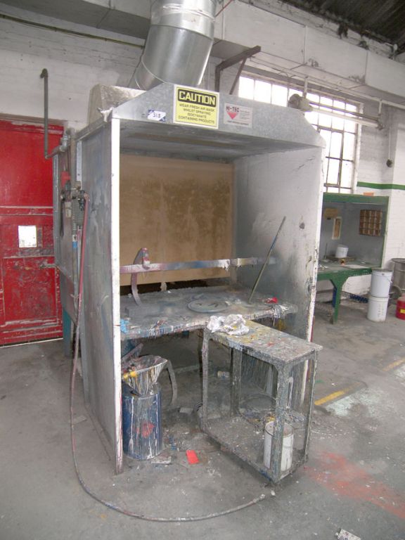 Hi-Tec 1255/10 spray booth, 1500x1200mm with extra...