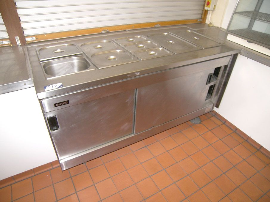 Bartlett A19E s/s warming oven with built in heate...
