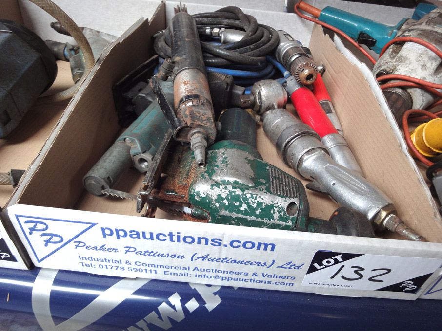 Qty pneumatic tools inc: Bosch jig saws, Broomwade...