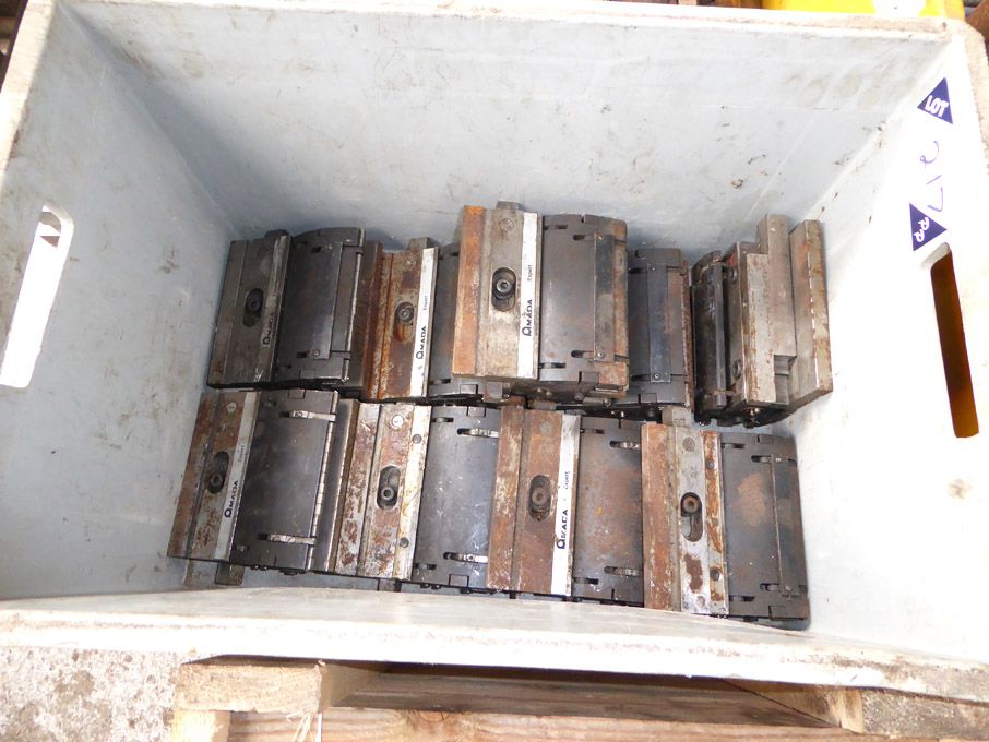 Qty Amada press brake clamps in crate